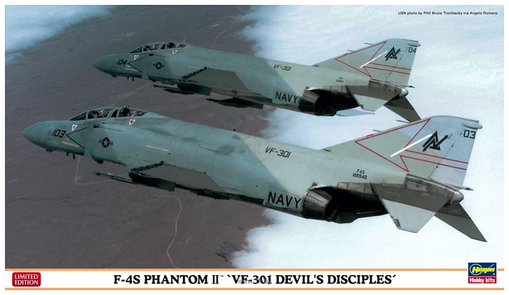 Фотографии Hasegawa Истребитель F4S Phantom II VF301 Devils Diciples