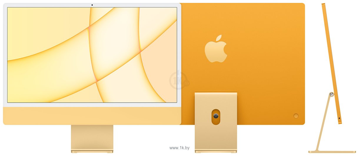Фотографии Apple iMac M1 2021 24" (4 порта, 8/512, желтый)