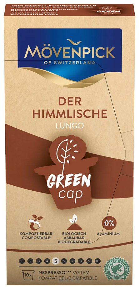Фотографии Movenpick Der Himmlische Lungo капсулы для Nespresso 10 шт.