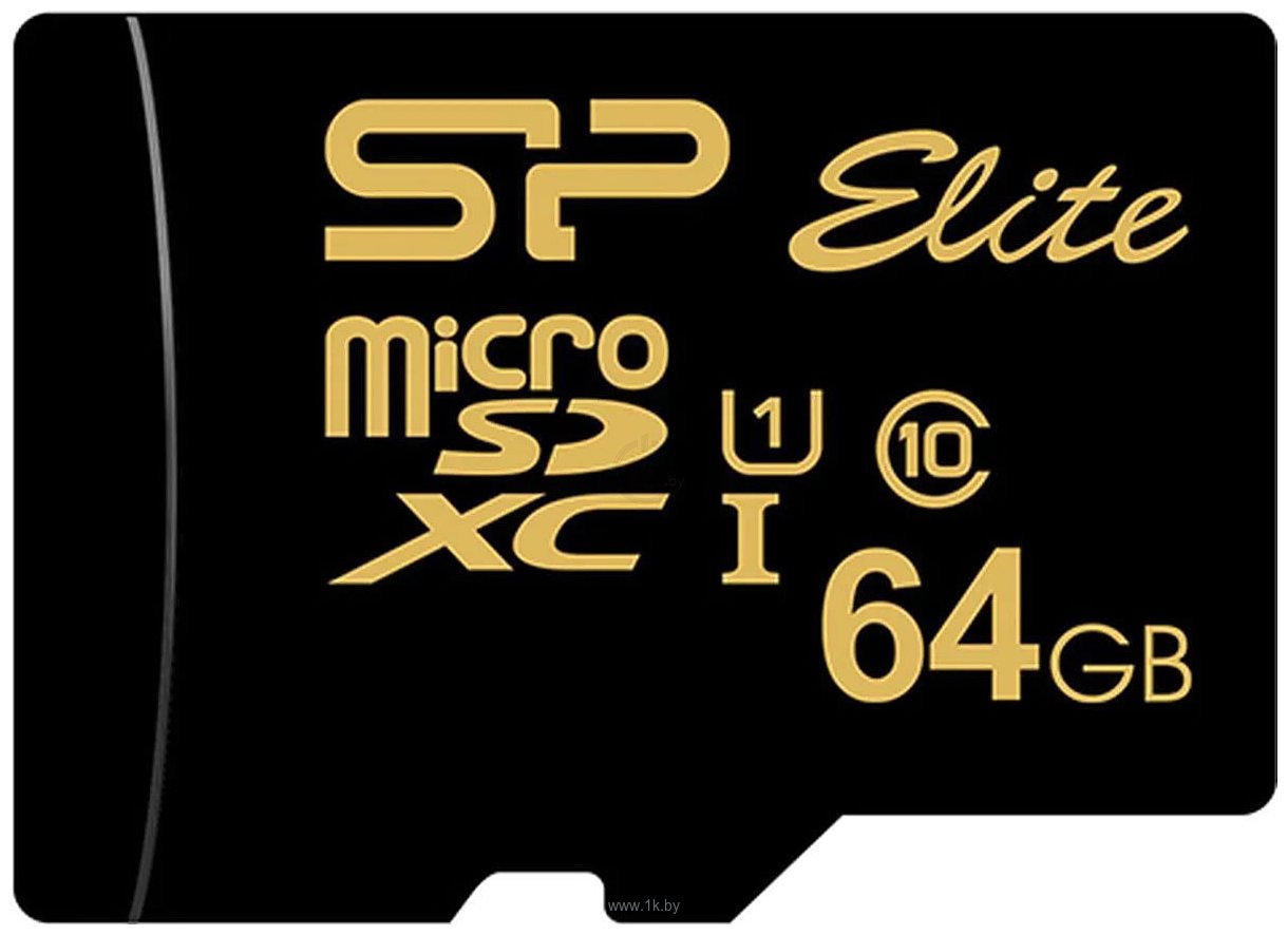 Фотографии Silicon Power Elite Gold microSDXC SP064GBSTXBU1V1G 64GB