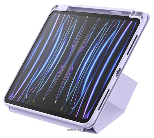 Фотографии Baseus Minimalist Series Magnetic Case для Apple iPad Pro 11/Air-4/Air-5 10.9 (фиолетовый)