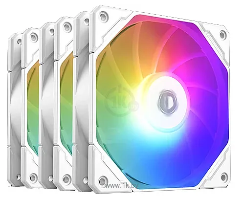 Фотографии ID-COOLING TF-12025-PRO-ARGB Trio White Фотографии ID-COOLING TF-12025-PRO-ARGB Trio White