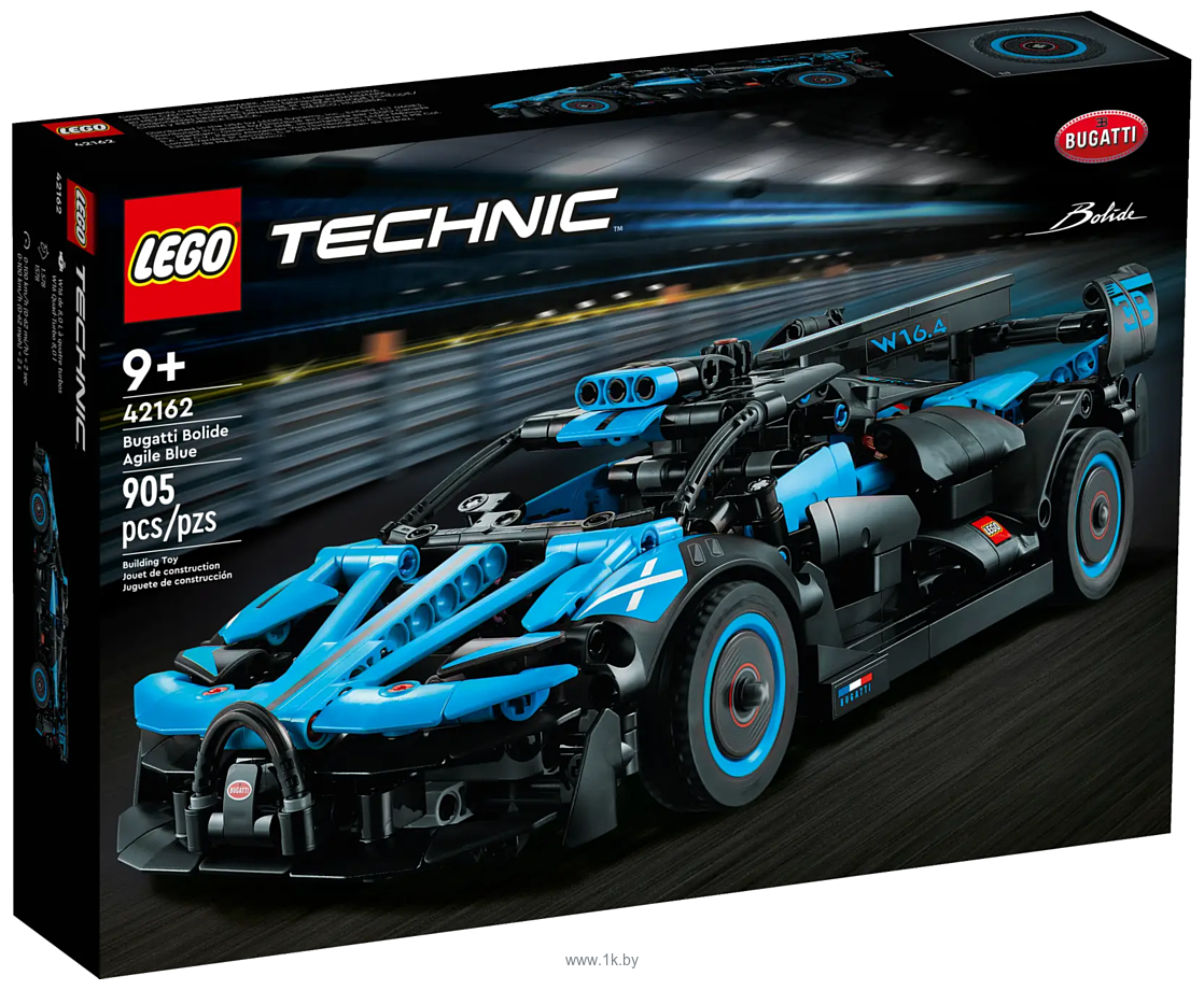 Фотографии LEGO Technic 42162 Спортивный автомобиль Bugatti Bolide Agile Blue