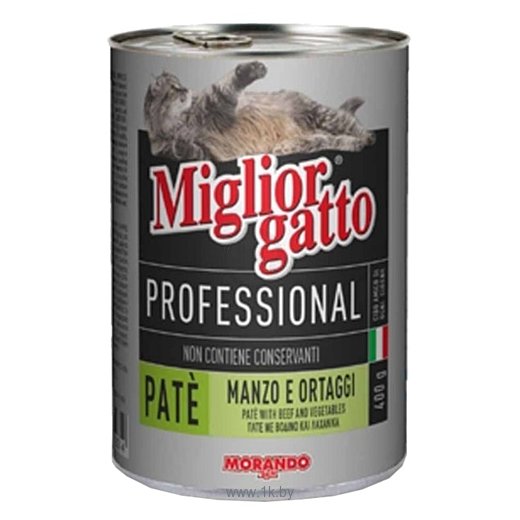 Фотографии Miglior (0.4 кг) 1 шт. Gatto Professional Line Pate Beef and Vegetables