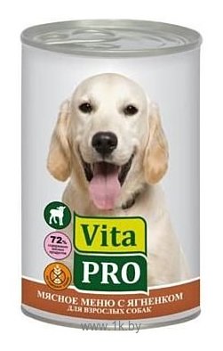 Фотографии Vita PRO (0.4 кг) 1 шт. Мясное меню для собак, ягненок