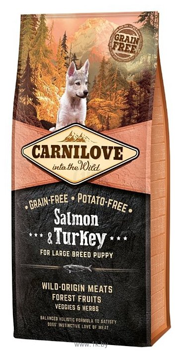 Фотографии Carnilove Carnilove Salmon & Turkey for Large breed puppy (12 кг)