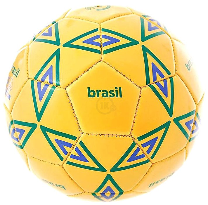 Фотографии Umbro Ceramica Supporter Brazil 25563U-3BO (5 размер, желтый/зеленый)