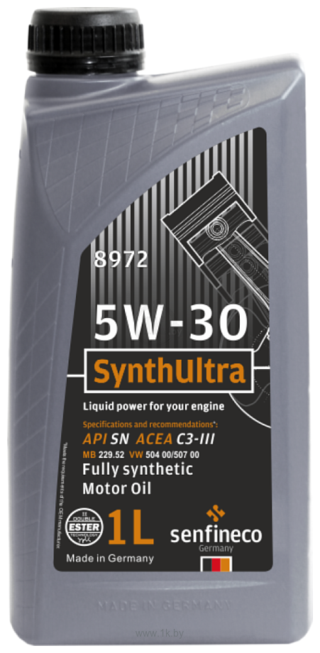 Фотографии Senfineco SynthUltra 5W-30 API SN ACEA C3-III, 1л