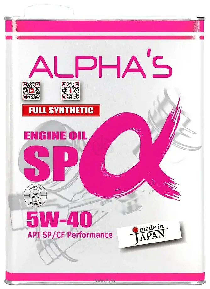 Фотографии Alpha's 5W-40 SP/CF 4л