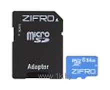 Фотографии ZIFRO microSDXC Class 10 64GB + SD adapter
