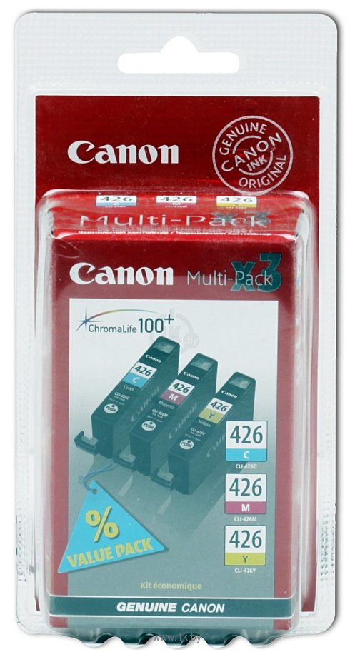 Фотографии Аналог Canon CLI-426 C/M/Y Multipack