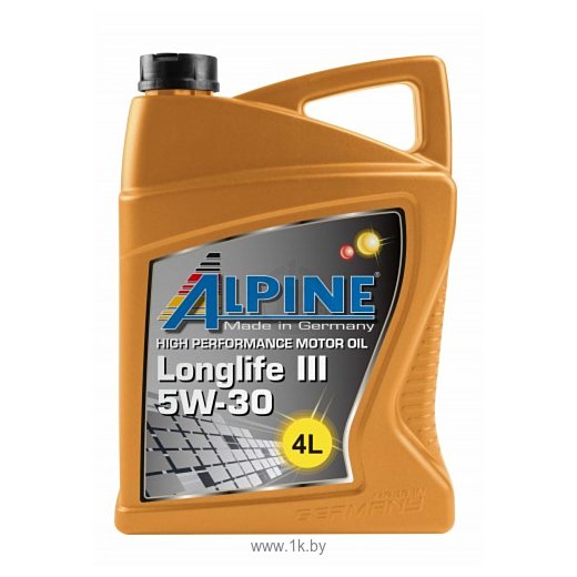 Фотографии Alpine Longlife III 5W-30 4л