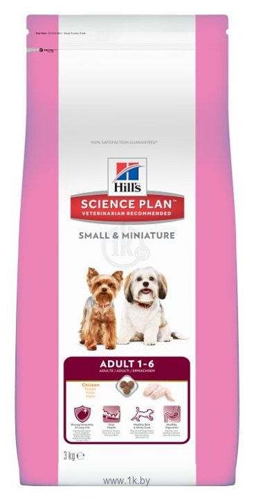 Фотографии Hill's (3 кг) Science Plan Canine Adult Small & Miniature with Chicken