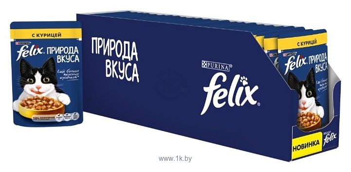 Фотографии Felix Природа вкуса с курицей 24 шт. (0.085 кг)