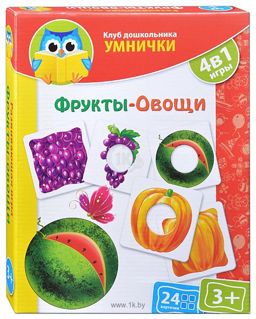 Фотографии Vladi Toys Умнички Фрукты-овощи (VT1306-06)
