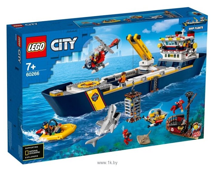 Фотографии LEGO City 60266 Океан: исследовательское судно
