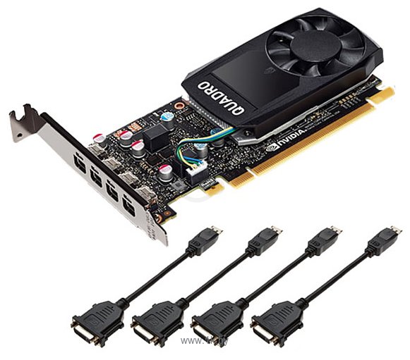 Фотографии PNY Quadro P620 DVI 2GB GDDR5 (VCQP620DVIV2-PB)