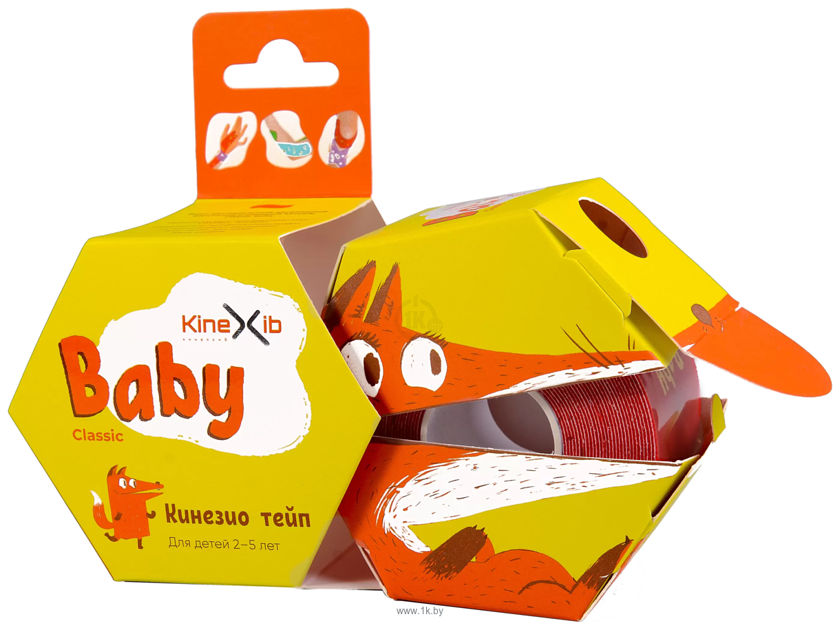 Фотографии Kinexib Classic Baby 4 см x 4 м (оранжевый)