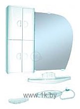 Фотографии Белпласт Набор мебели для ванной голубой левый (с346-2830)