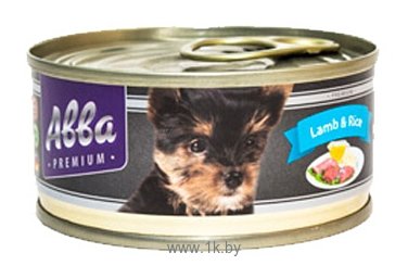 Фотографии Авва Консервы Premium Puppy Lamb and rice (0.1 кг) 1 шт.