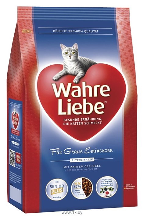 Фотографии Wahre Liebe (4 кг) Для стареющих кошек
