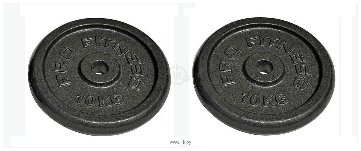 Фотографии Pro fitness Cast Iron Discs - 2 x 10kg