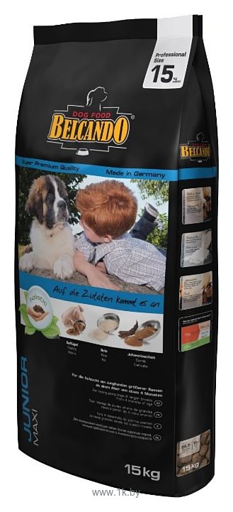 Фотографии Belcando Junior Maxi для щенков крупных и гигантских пород с 3 до 18 месяцев (15 кг)