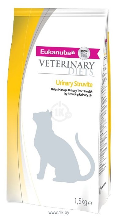 Фотографии Eukanuba (1.5 кг) Veterinary Diets Urinary Struvite for Cats Dry