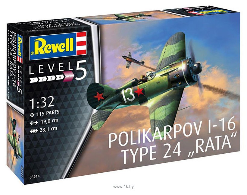 Фотографии Revell Истребитель I-16 Type 24