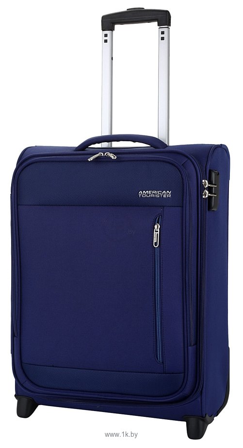 Фотографии American Tourister Heat Wave Blue 55 см (2 колеса)