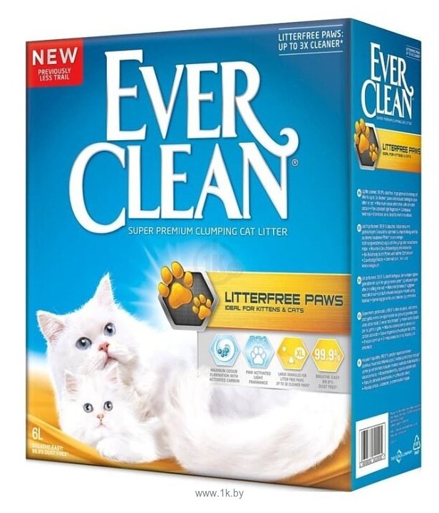 Фотографии Ever Clean Litter Free Paws 6л