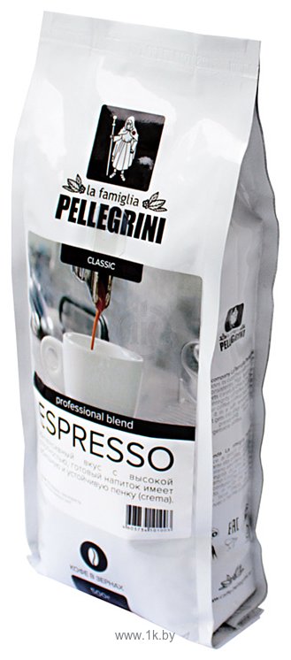Фотографии La Famiglia Pellegrini Espresso Blend в зернах 500 г