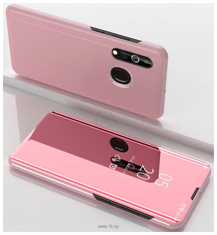 Фотографии Case Smart View для Samsung Galaxy A60 (розовое золото)