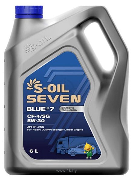 Фотографии S-OIL Seven Blue #7 CF-4/SG 5W-30 6л