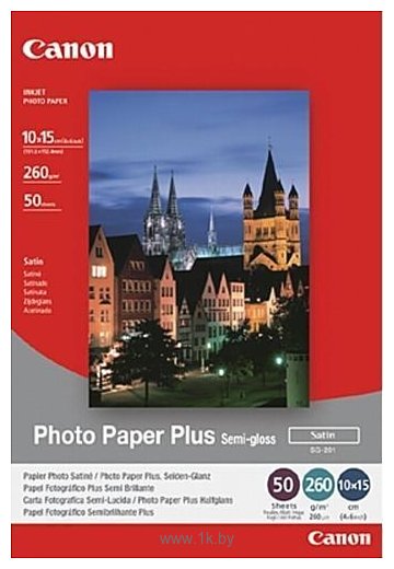 Фотографии Canon Photo Paper Plus Semi-Gloss SG-201 10x15 50 листов (1686B015)