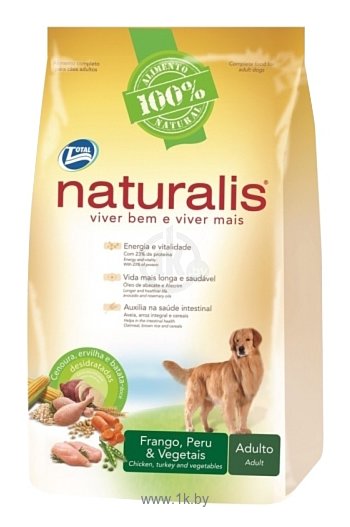 Фотографии Naturalis Total Alimentos Adult Dogs Turkey, Chicken and Vegetables (15 кг)