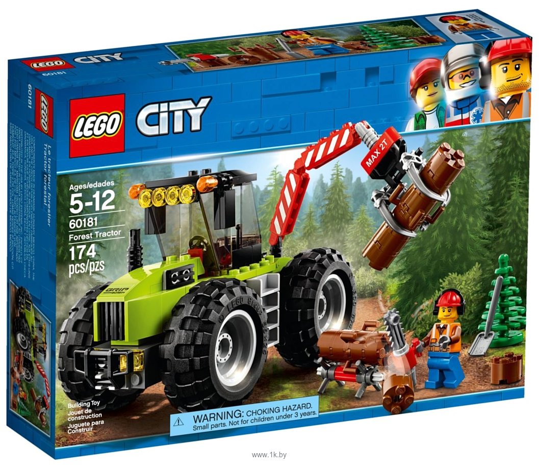 Фотографии LEGO City 60181 Лесной трактор