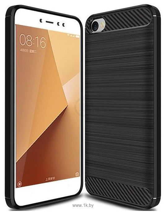 Фотографии Case Brushed Line для Xiaomi Redmi Note 5A (черный)