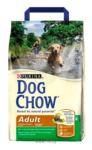 Фотографии DOG CHOW Adult с мясом и рисом для взрослых собак (0.5 кг)