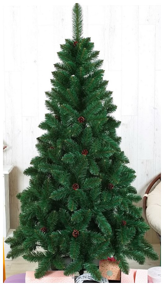 Фотографии Christmas Tree Классик Люкс с шишками 2.5 м