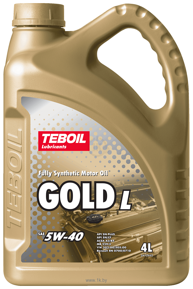Фотографии Teboil Gold L 5W-40 4л
