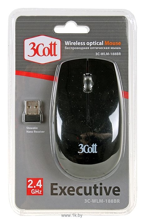 Фотографии 3Cott 3C-WLM-188BR black-Red USB