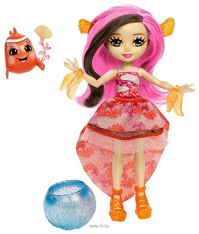 Фотографии Enchantimals Clarita Clownfish Doll & Cackle Water Animal Figure
