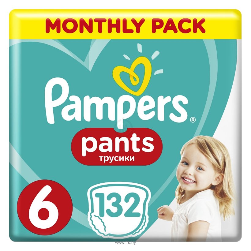 Фотографии Pampers Pants 6 Monthly Pack (132 шт)