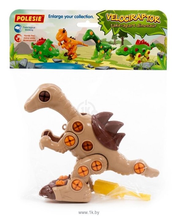 Фотографии Полесье Динозавры 76823 Велоцираптор (в пакете)