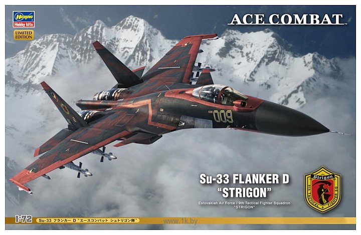 Фотографии Hasegawa Su-33 Flanker D "Ace Combat Strigon"