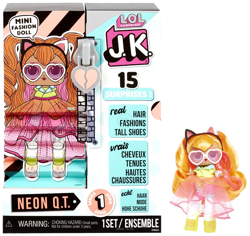 Фотографии L.O.L. Surprise! J.K. Mini Fashion Doll Neon Q.T. 570776