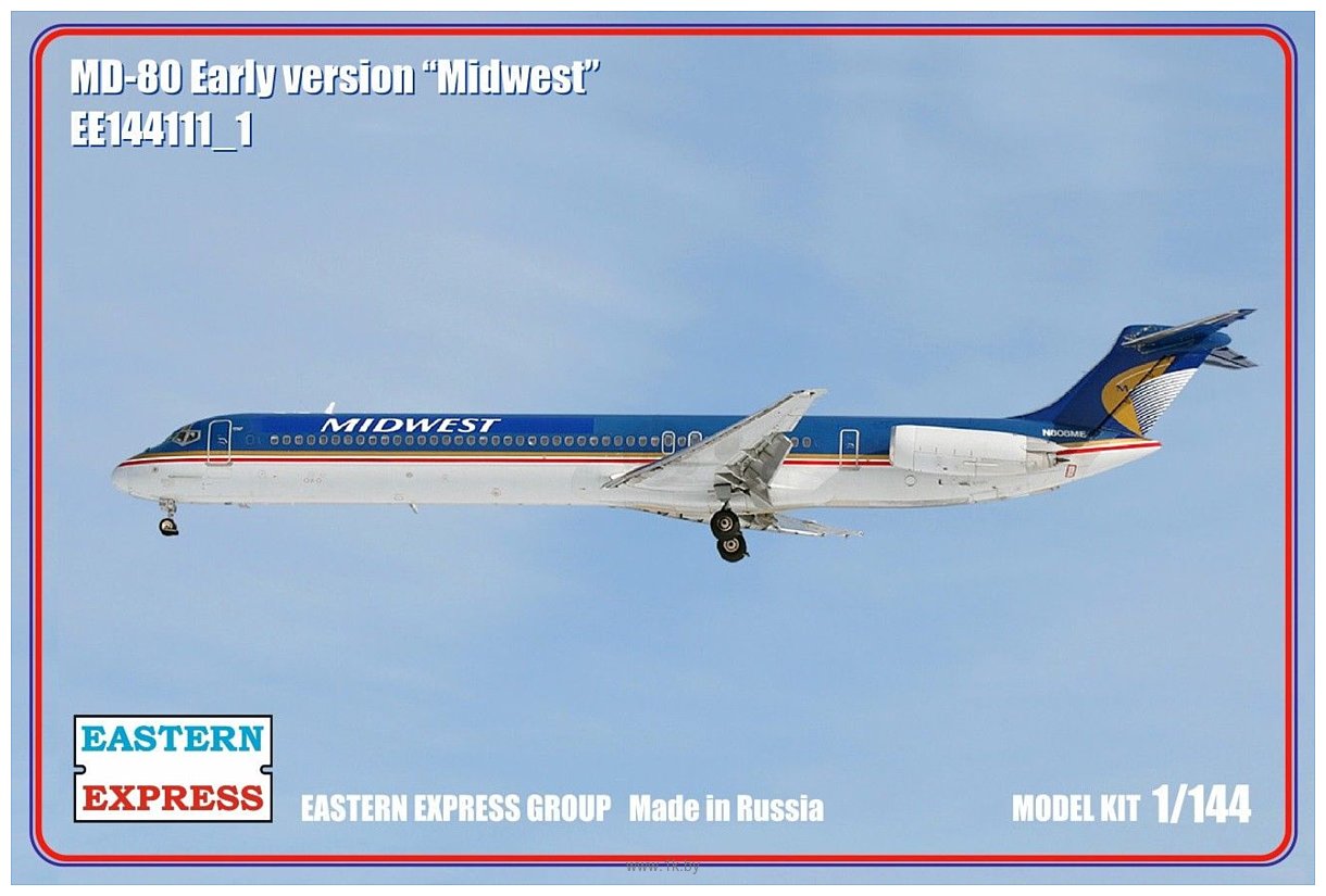 Фотографии Eastern Express Авиалайнер MD-80 ранний Midwest 144111-1