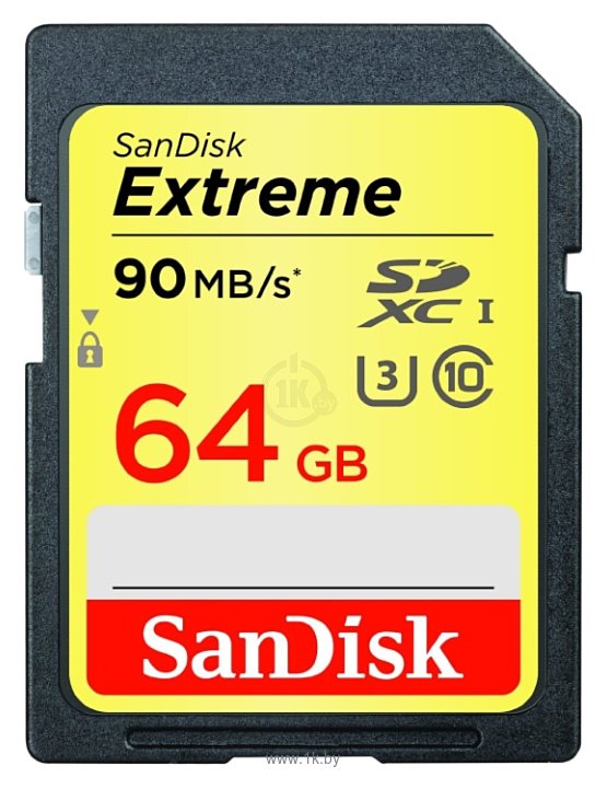 Фотографии Sandisk Extreme SDXC UHS Class 3 90MB/s 64GB