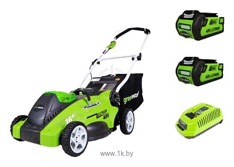 Фотографии Greenworks 2500007vc G-MAX 40V G40LM40K2X